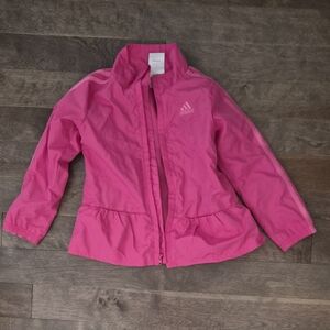 Adidas Kids Pink Jacket